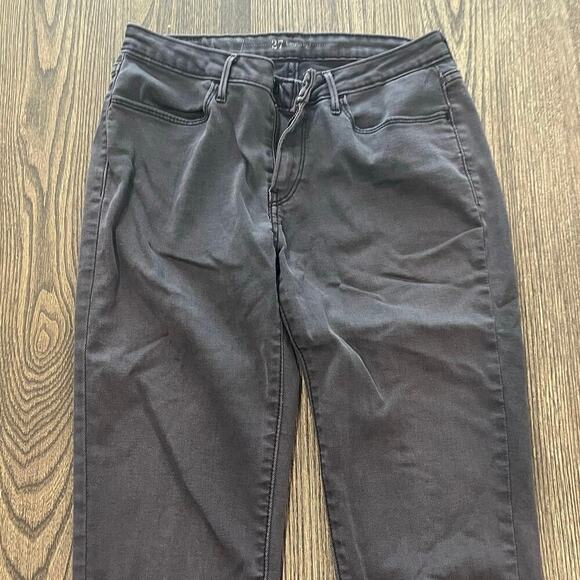 Levi's Skinny Legging Jeans High Rise Denim Cotton Blend Stretch Gray Size 27 - Picture 4 of 12